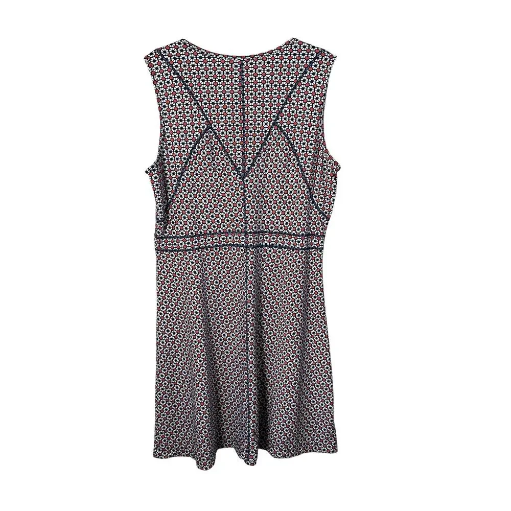 Title Nine Dream Mosaic Fit & Flare Dress XL Athletic Travel Buttah Fabric - Picture 4 of 14